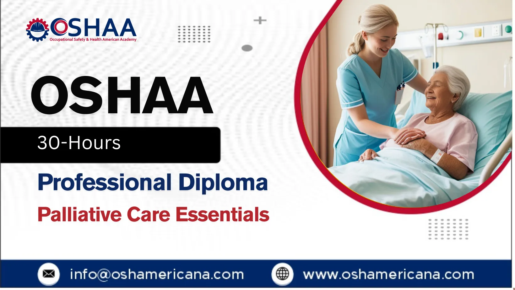 OSHAA 30-Hours Professional Diploma in Palliative Care Essentials