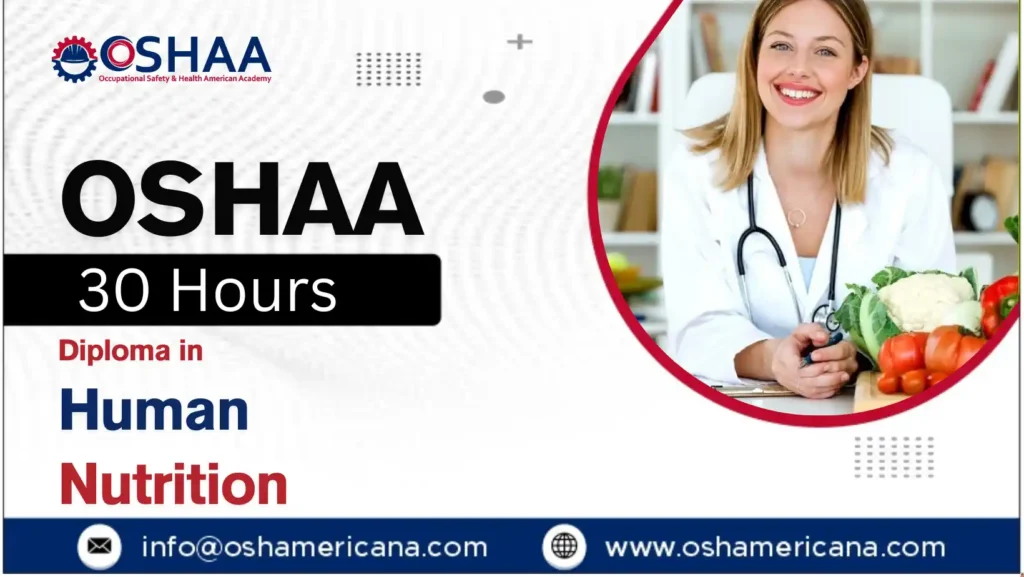 OSHAA 30-Hours Diploma in Human Nutrition