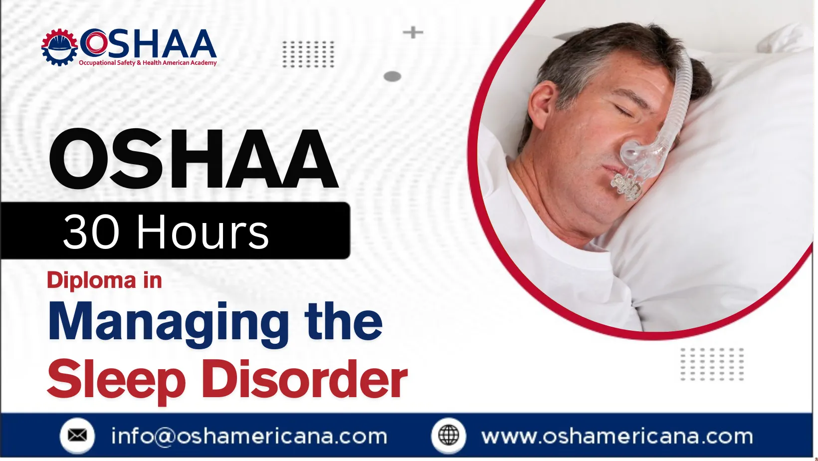 OSHAA 30-Hours Diploma in Managing the Sleep Disorder