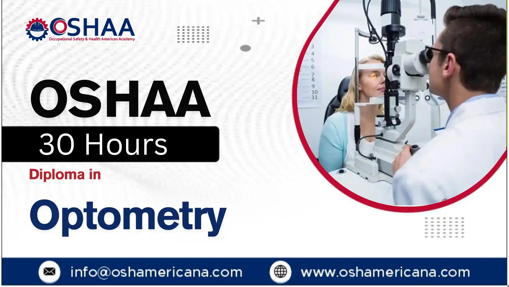 OSHAA 30-Hours Diploma in Optometry