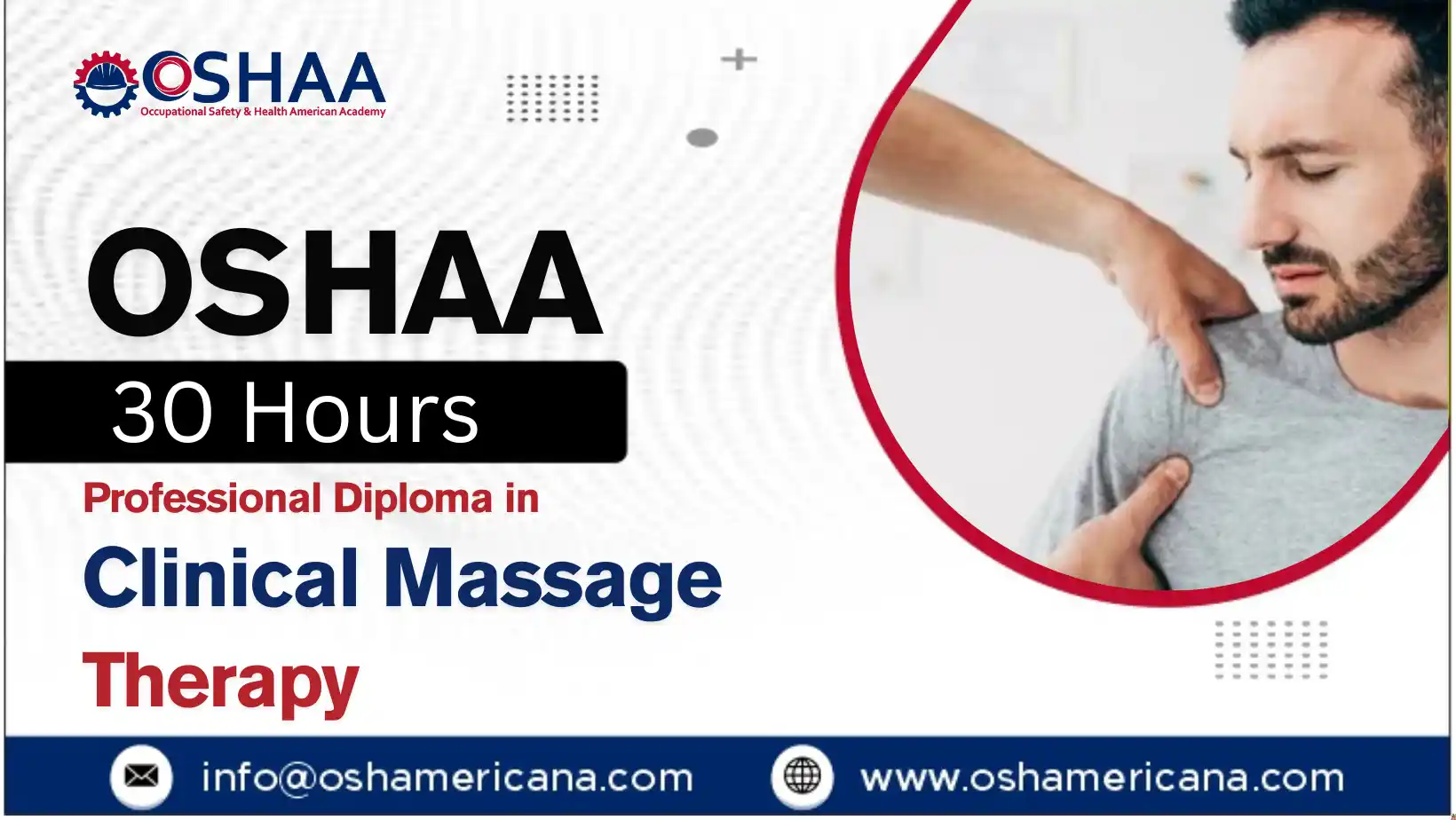 OSHAA 30-Hours Professional Diploma in Clinical Massage Therapy
