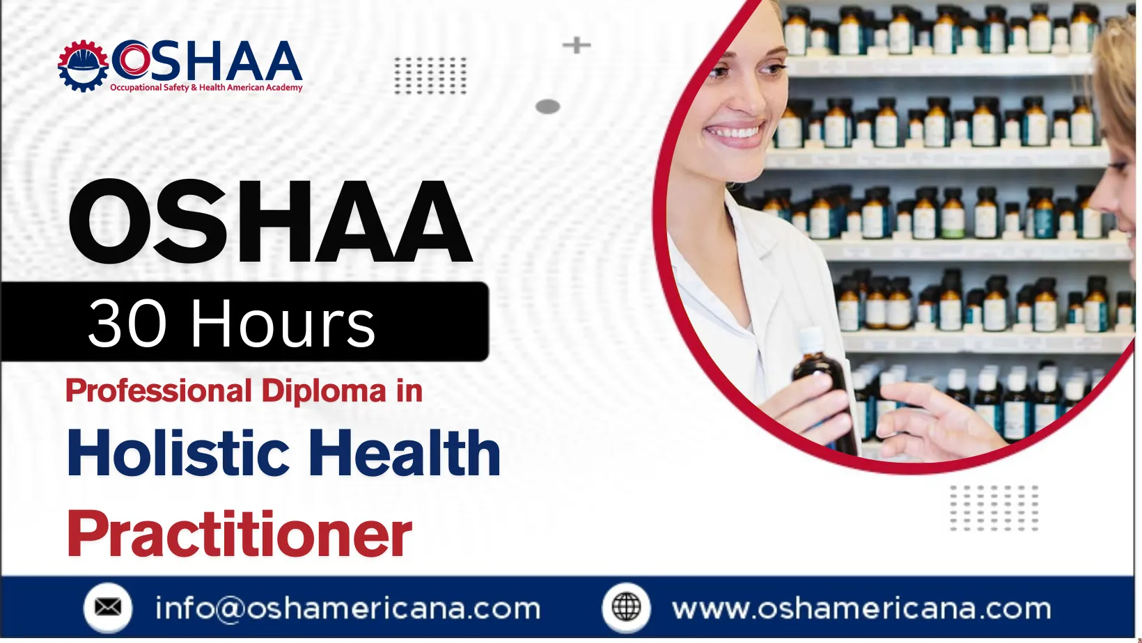 OSHAA 30-Hours Professional Diploma in Holistic Health Practitioner