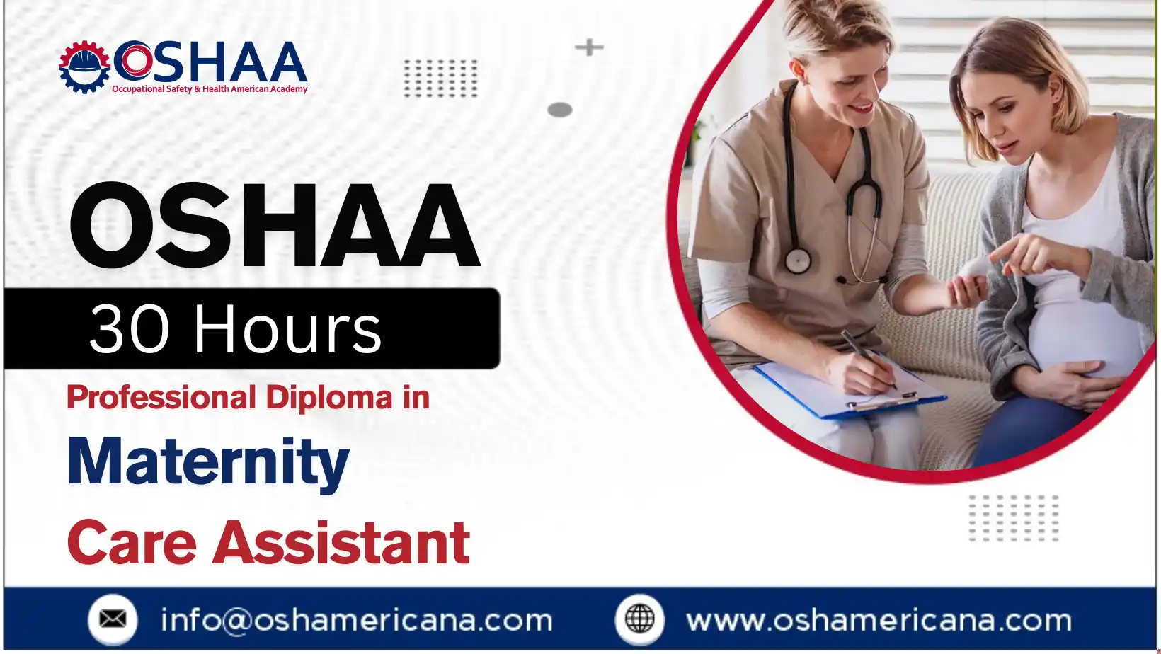 OSHAA 30-Hours Professional Diploma in Maternity Care Assistant