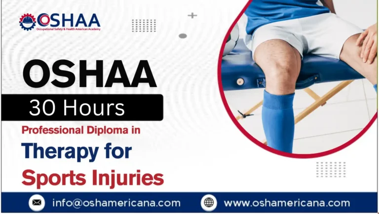 OSHAA 30-Hours Professional Diploma in Therapy for Sports Injuries