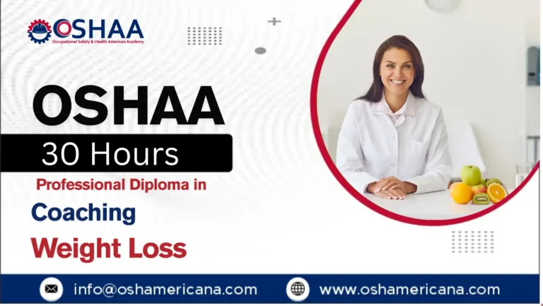 OSHAA 30-Hours Professional Diploma in Coaching Weight Loss