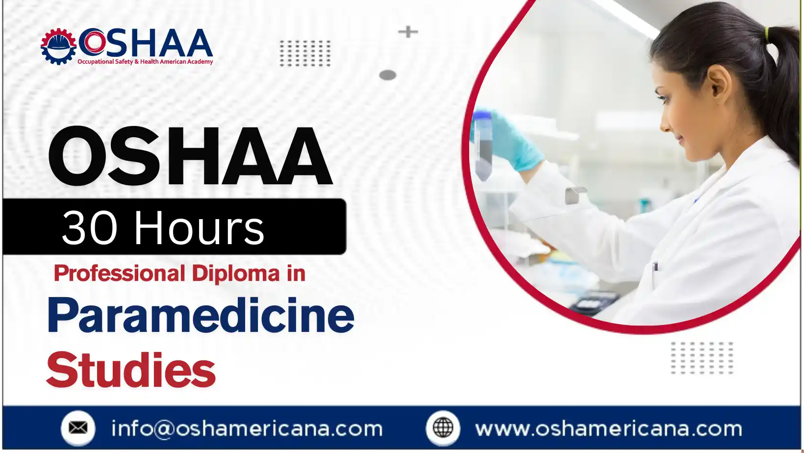 OSHAA 30-Hours Professional Diploma in Paramedicine Studies