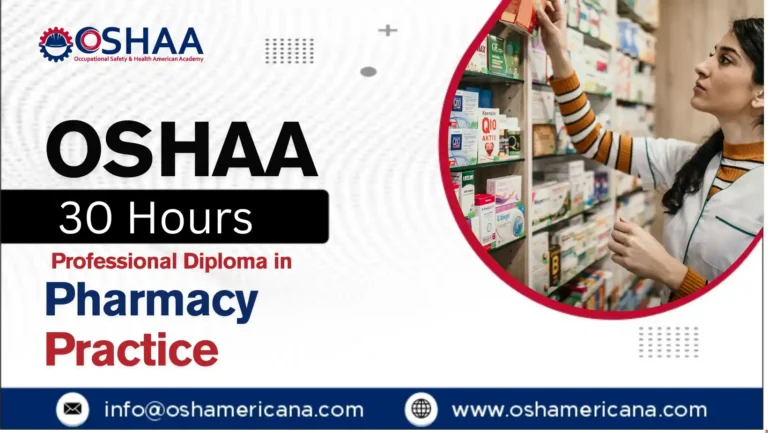 OSHAA 30-Hours Professional Diploma in Pharmacy Practice