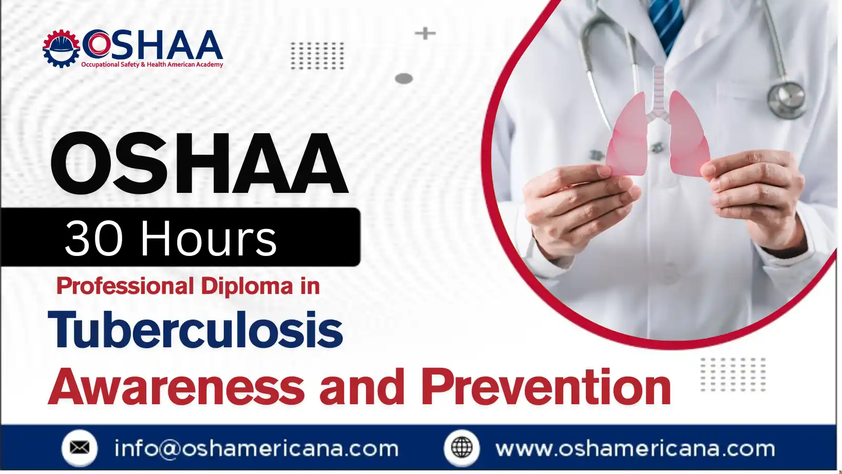 OSHAA 30-Hours Professional Diploma in Tuberculosis Awareness and Prevention