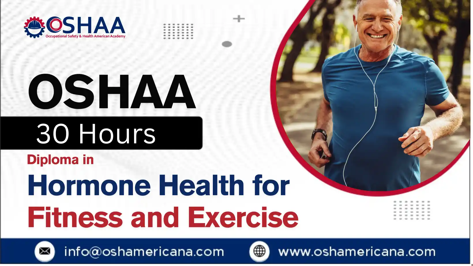 OSHAA 30-Hours Diploma in Hormone Health for Fitness and Exercise