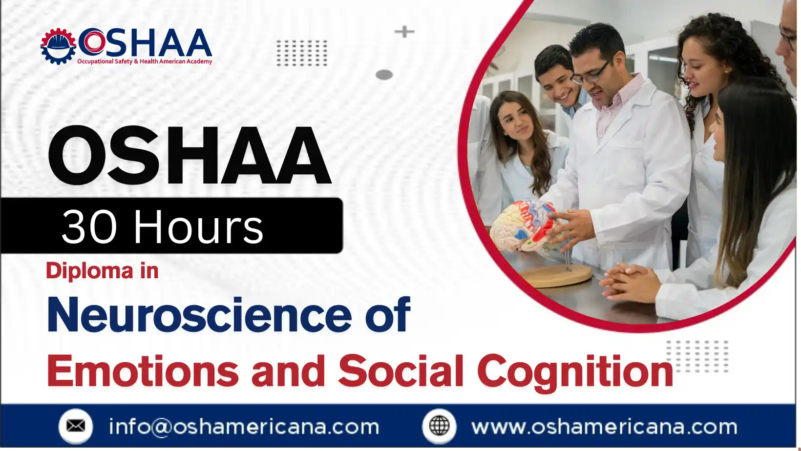 OSHAA 30-Hours Diploma in Neuroscience of Emotions and Social Cognition