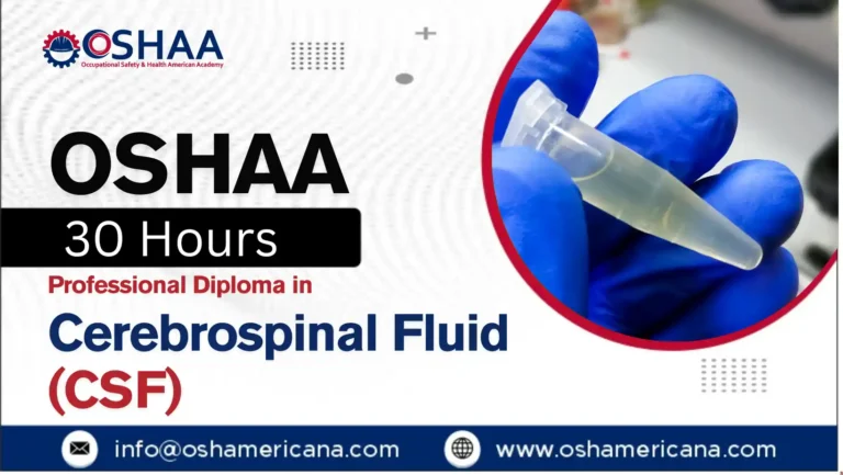 OSHAA 30-Hours Professional Diploma in Cerebrospinal Fluid (CSF)