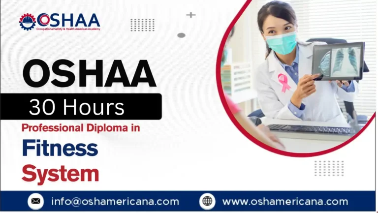 OSHAA 30-Hours Professional Diploma in Fitness System