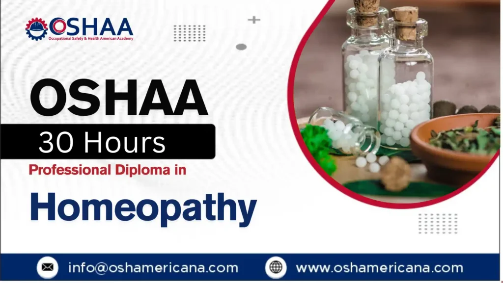 OSHAA 30-Hours Professional Diploma in Homeopathy