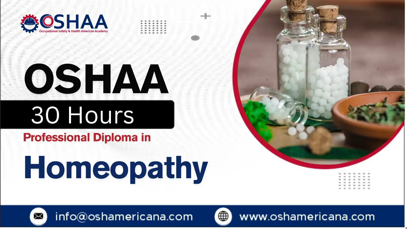 OSHAA 30-Hours Professional Diploma in Homeopathy