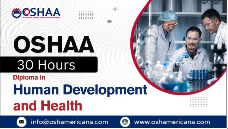 OSHAA 30-Hours Professional Diploma in Human Development and Health