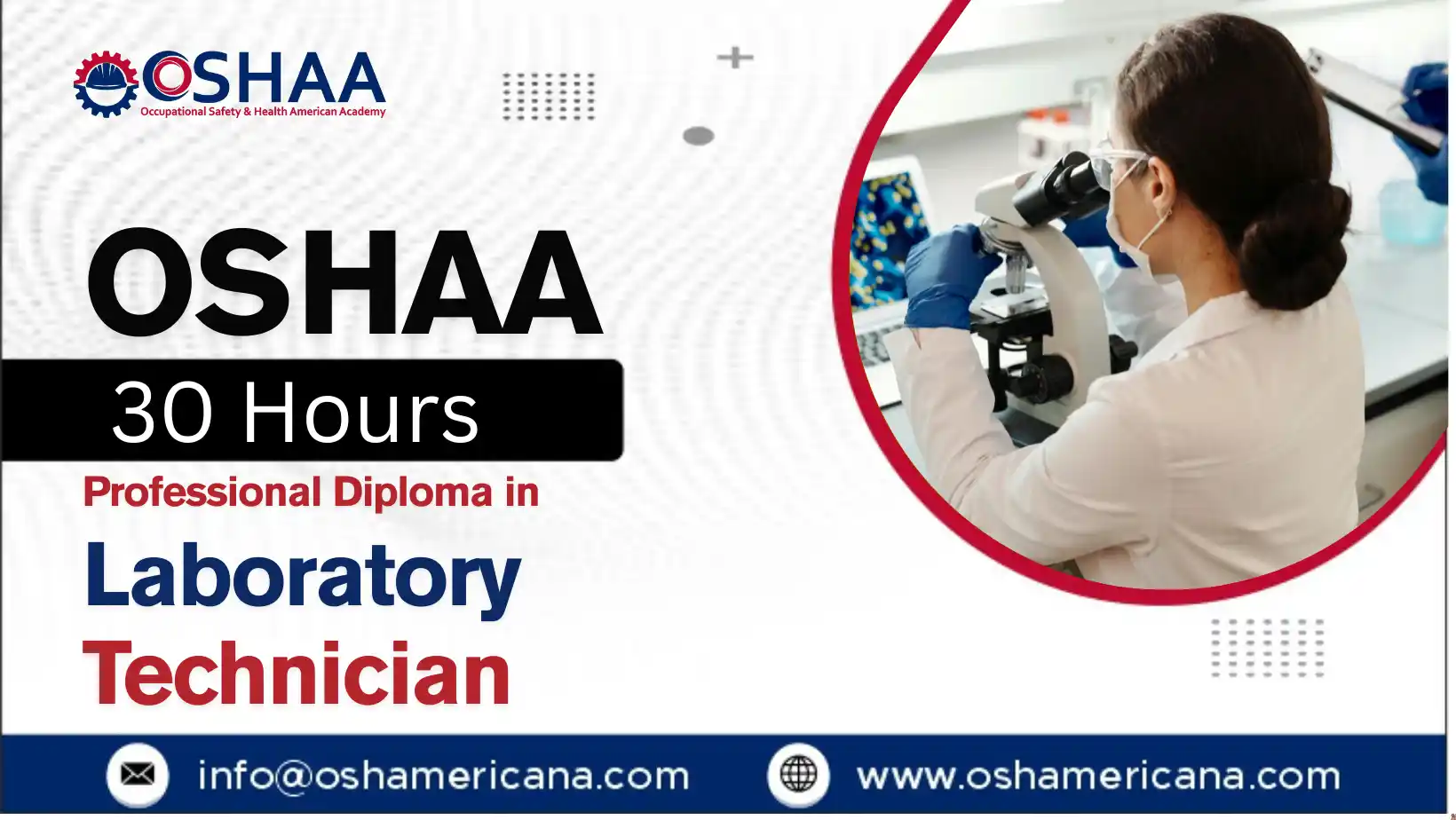 OSHAA 30-Hours Professional Diploma in Laboratory Technician