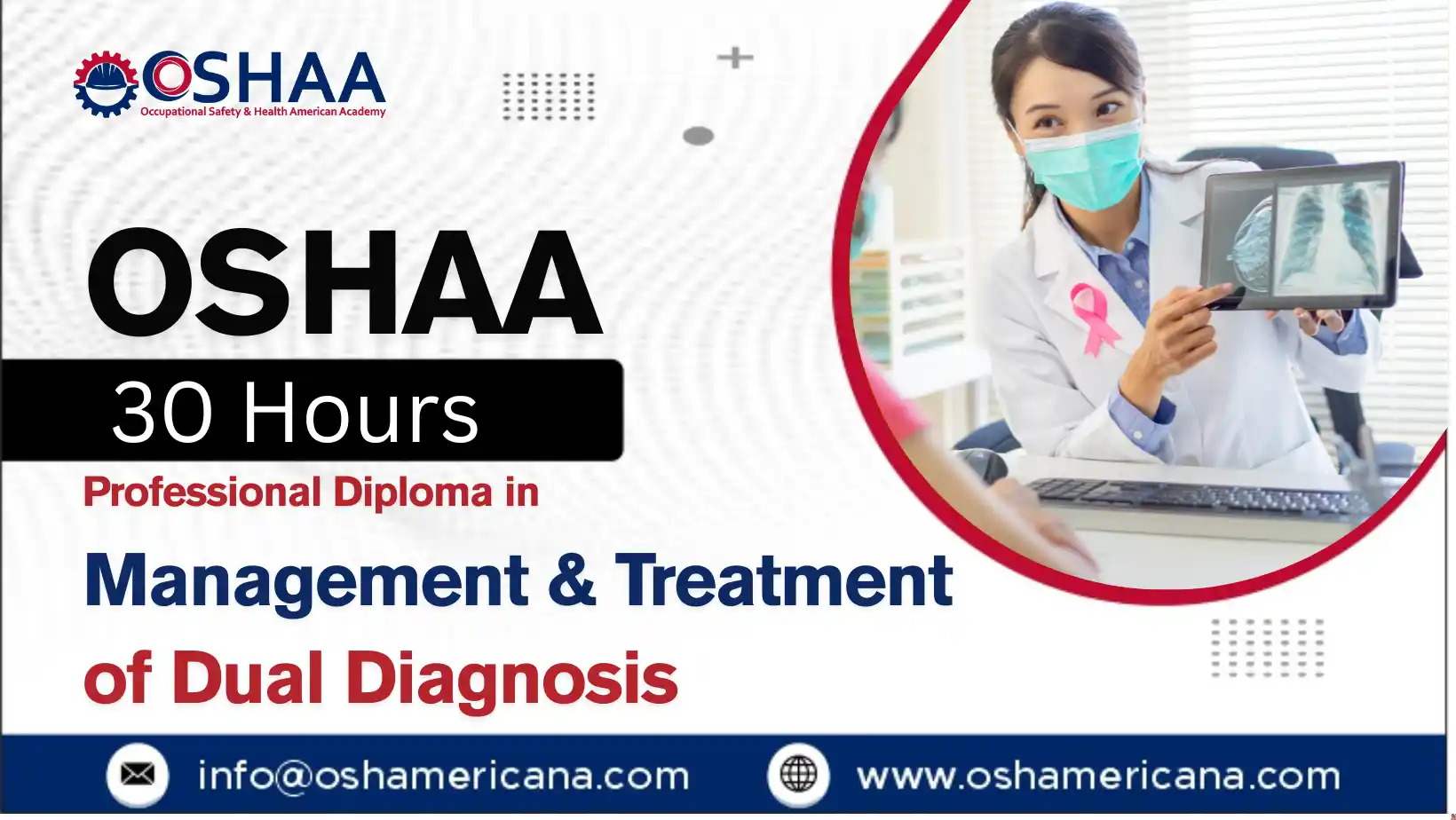 OSHAA 30-Hours Professional Diploma in Management and Treatment of Dual Diagnosis