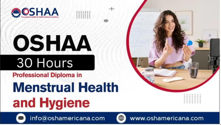 OSHAA 30-Hours Professional Diploma in Menstrual Health and Hygiene