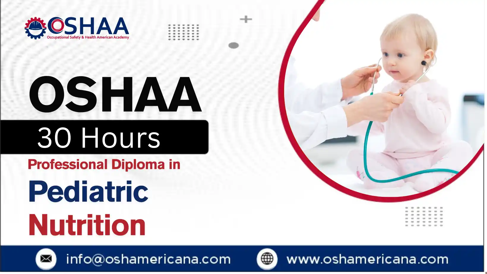 OSHAA 30-Hours Professional Diploma in Pediatric Nutrition