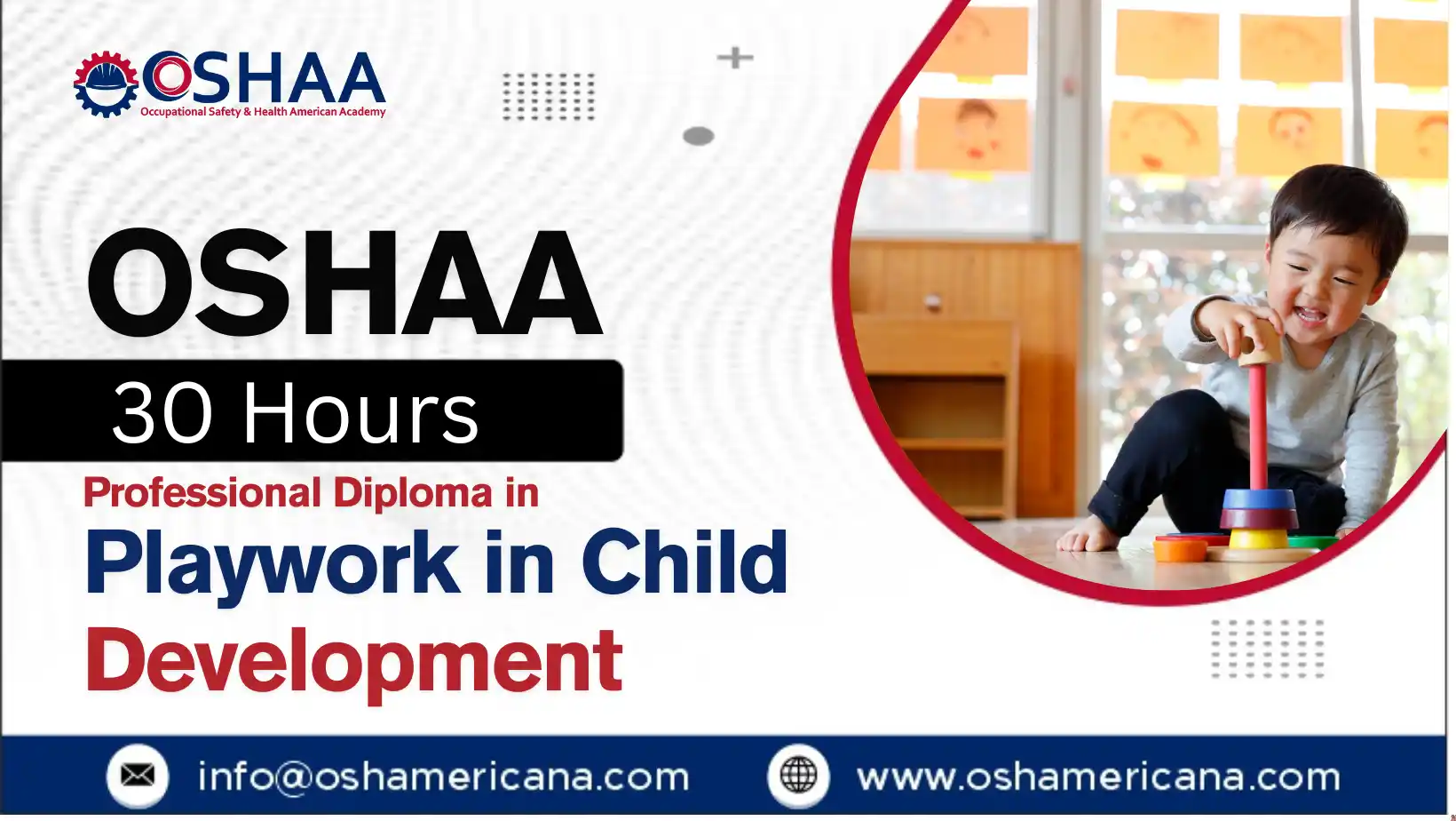 OSHAA 30-Hours Professional Diploma in Playwork in Child Development