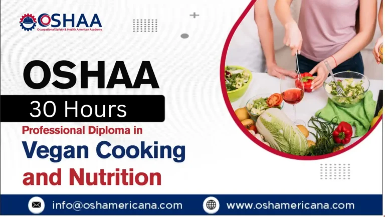 OSHAA 30-Hours Professional Diploma in Vegan Cooking and Nutrition