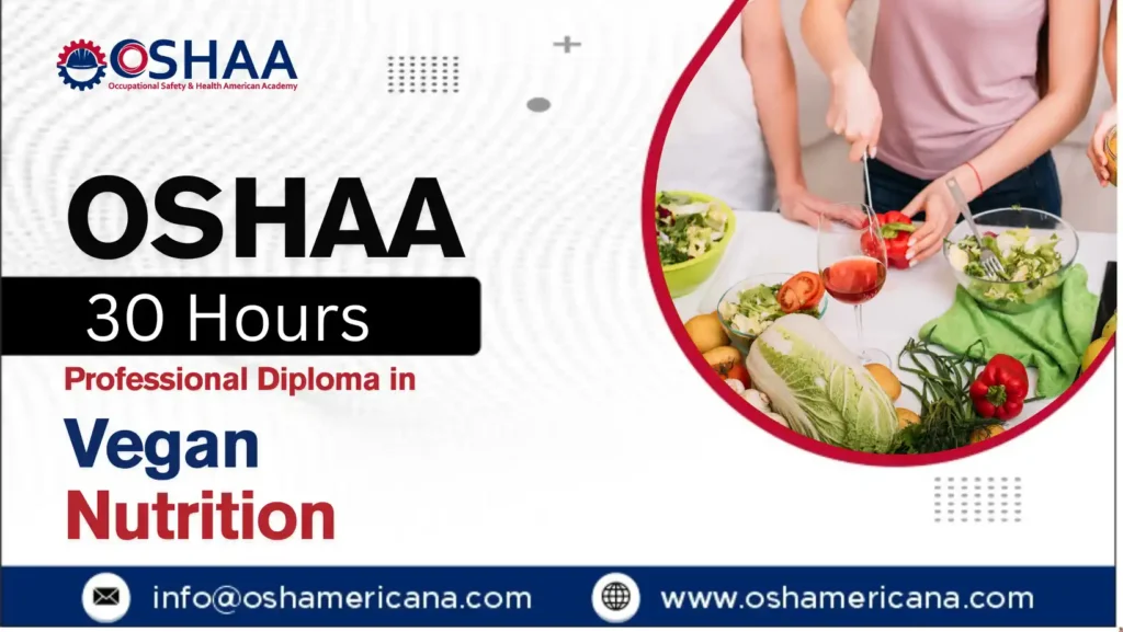 OSHAA 30-Hours Professional Diploma in Vegan Nutrition
