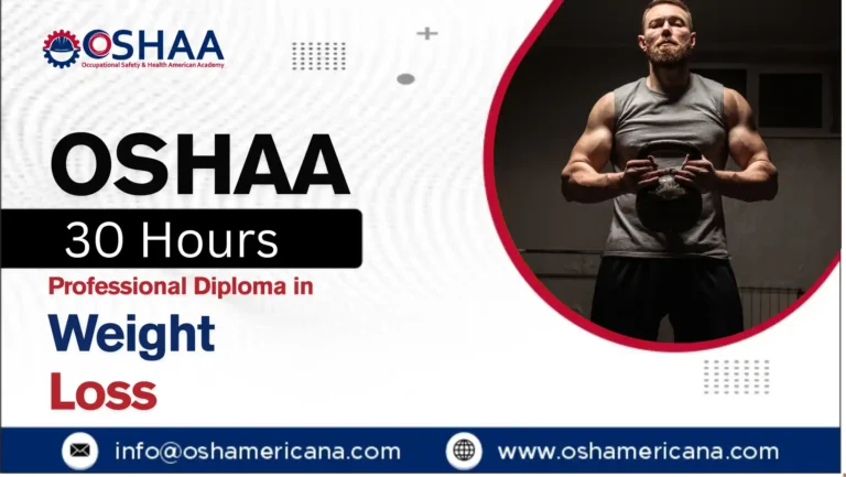 OSHAA 30-Hours Professional Diploma in Weight Loss