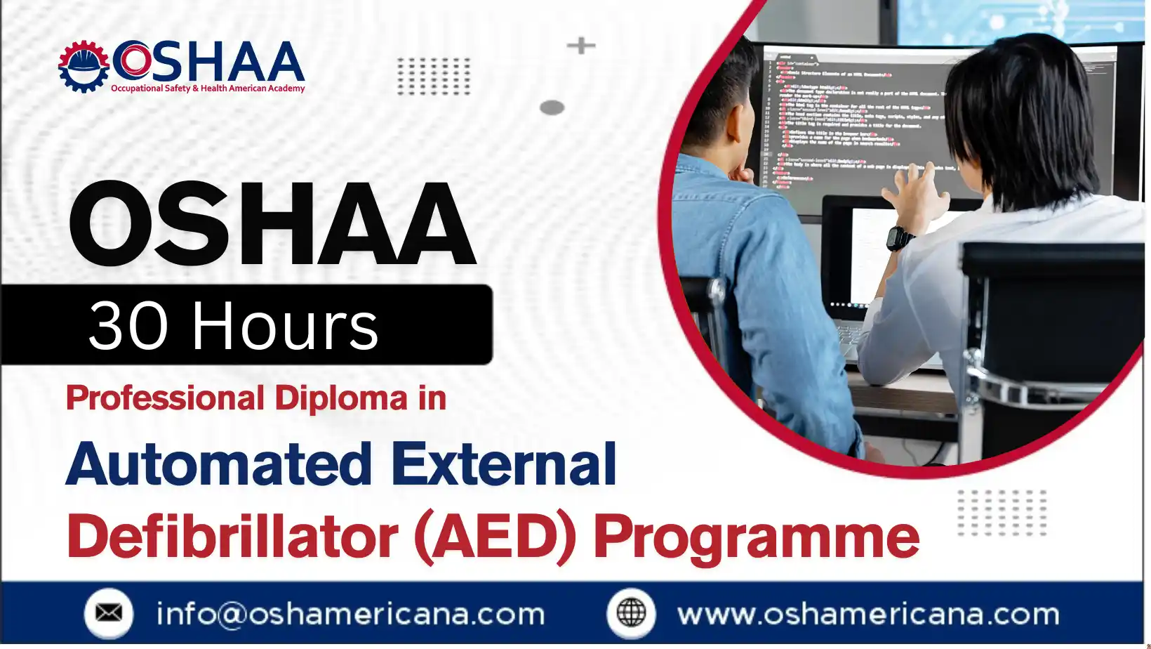 OSHAA 30-Hours Professional Diploma in Automated External Defibrillator (AED) Programme