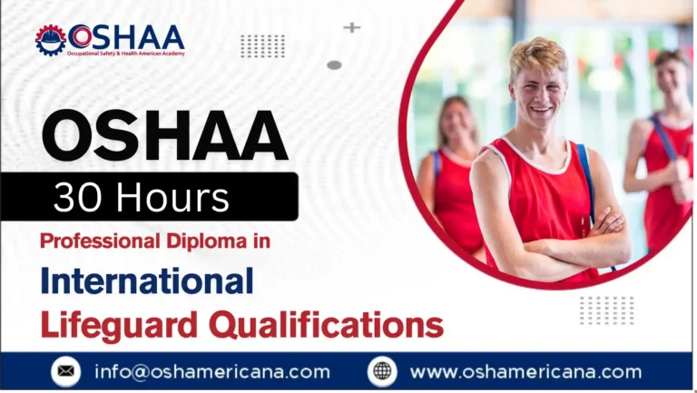 OSHAA 30-Hours Professional Diploma in International Lifeguard Qualifications