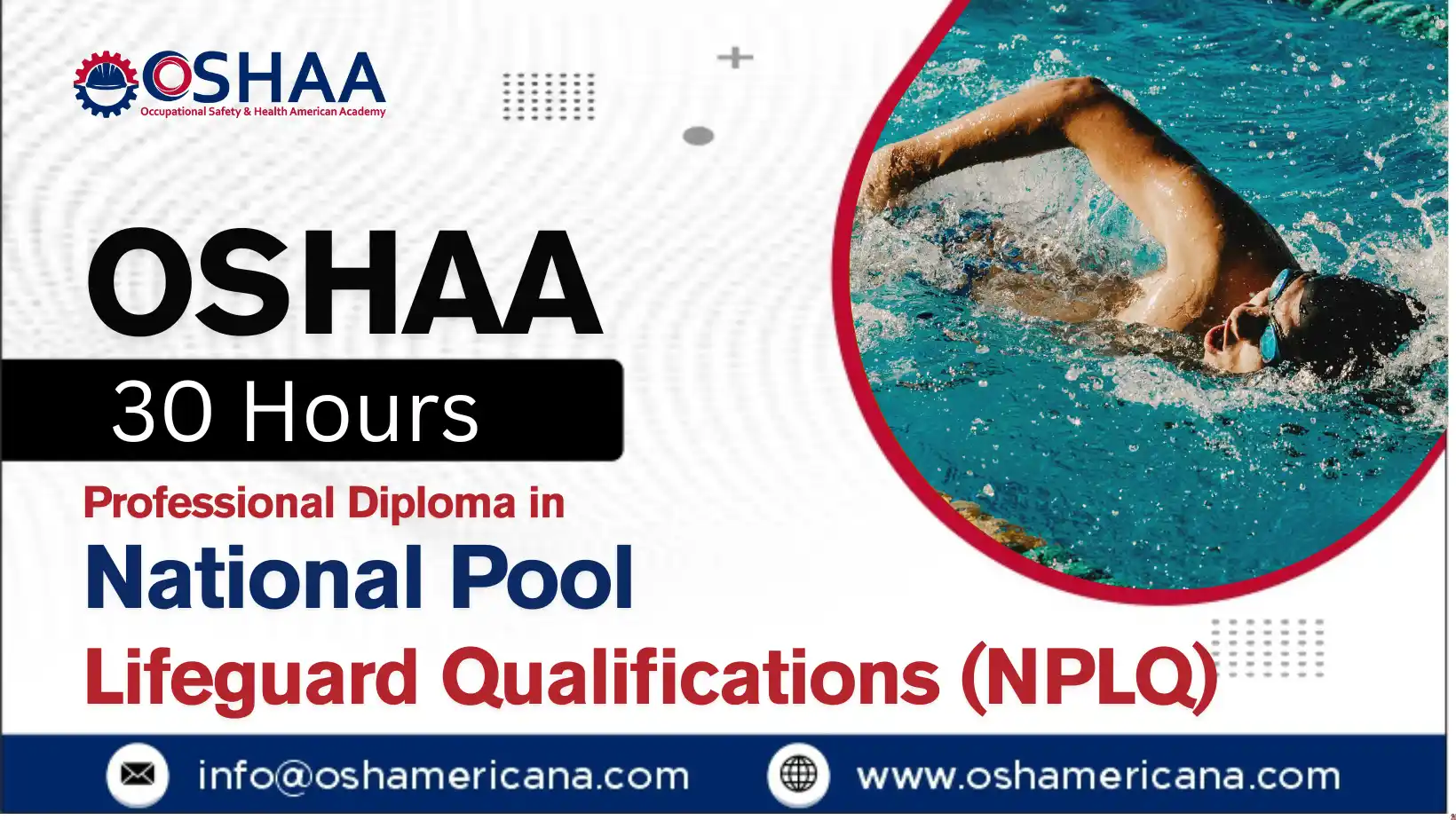 OSHAA 30-Hours Professional Diploma in National Pool Lifeguard Qualifications (NPLQ)