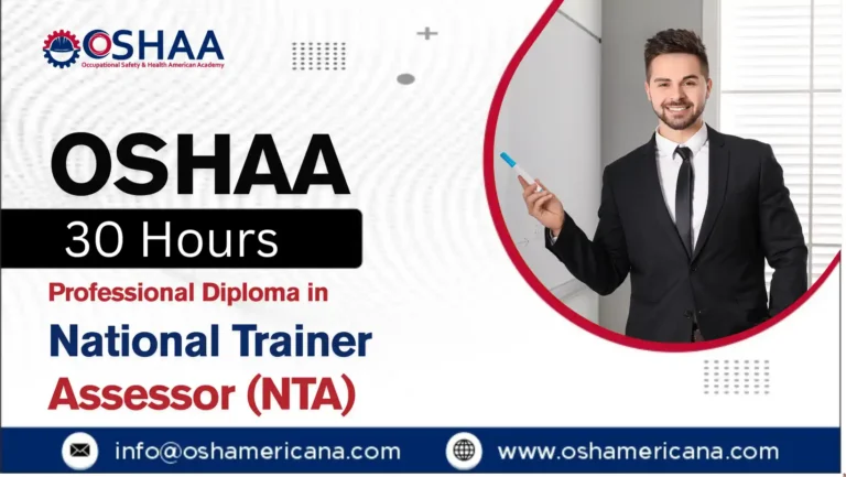 OSHAA 30-Hours Professional Diploma in National Trainer Assessor (NTA)