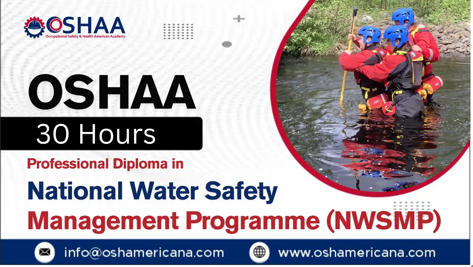 OSHAA 30-Hours Professional Diploma in National Water Safety Management Programme (NWSMP)