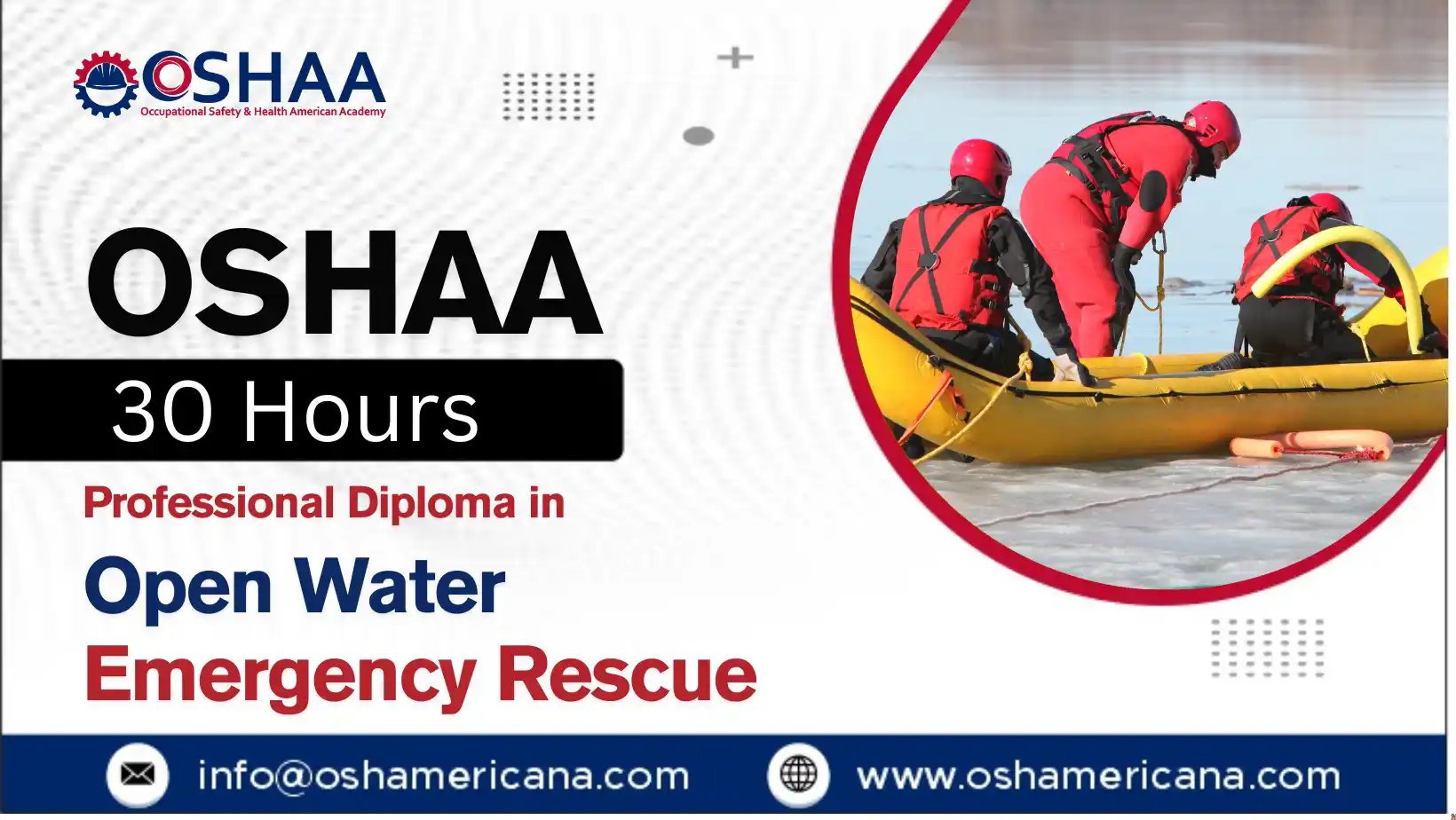 OSHAA 30-Hours Professional Diploma in Open Water Emergency Rescue