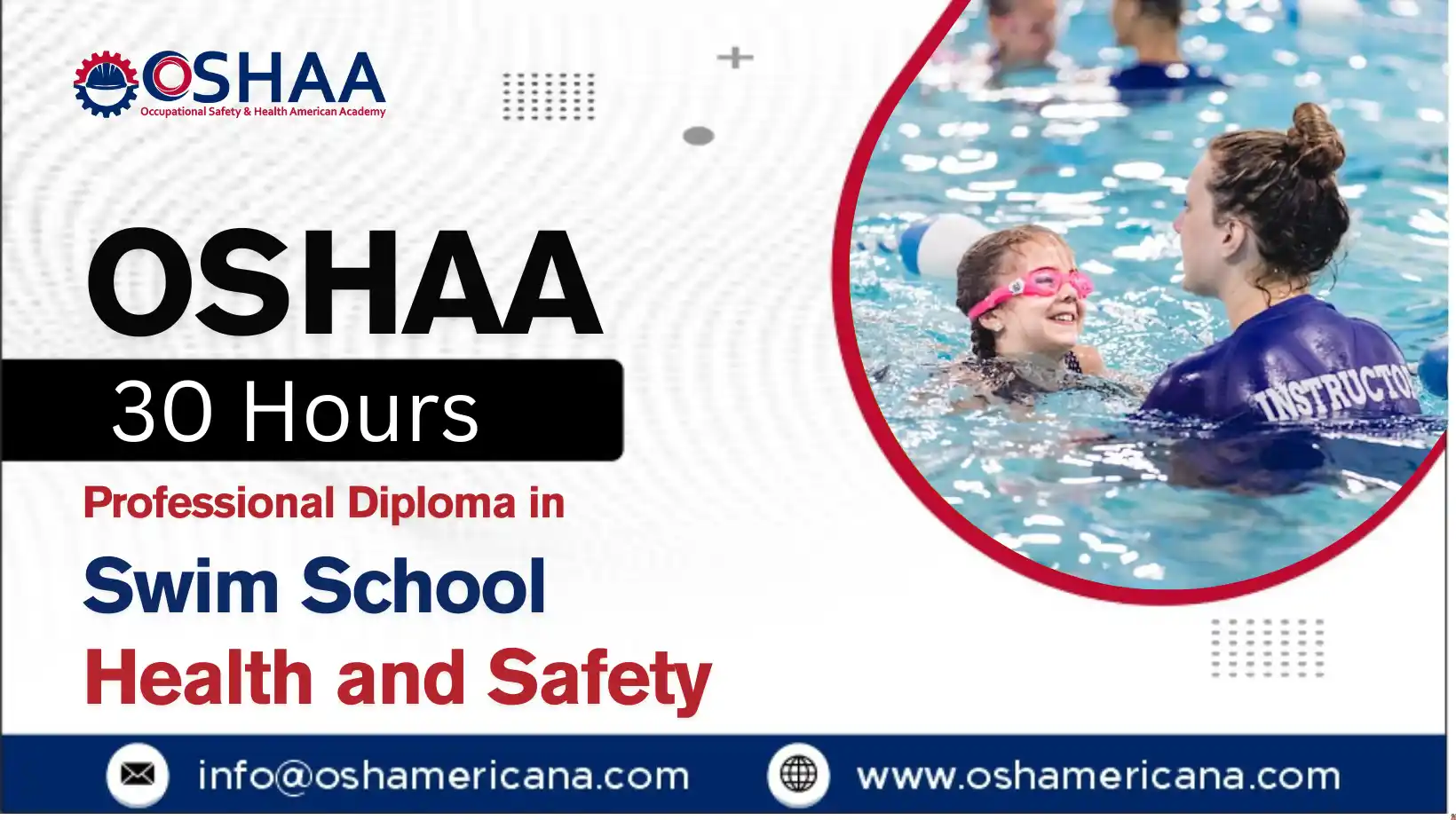 OSHAA 30-Hours Professional Diploma in Swim School Health and Safety
