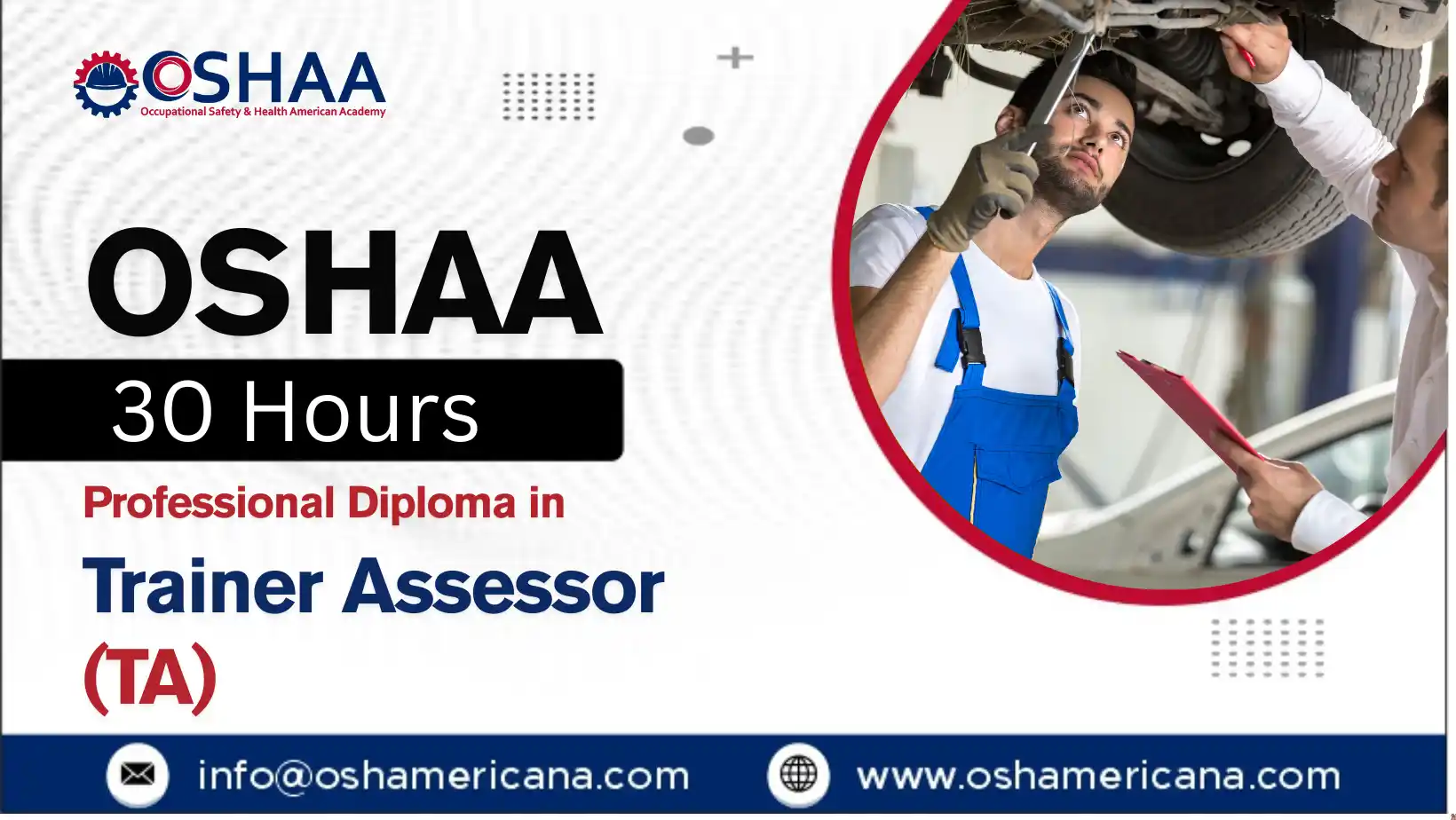 OSHAA 30-Hours Professional Diploma in Trainer Assessor (TA)