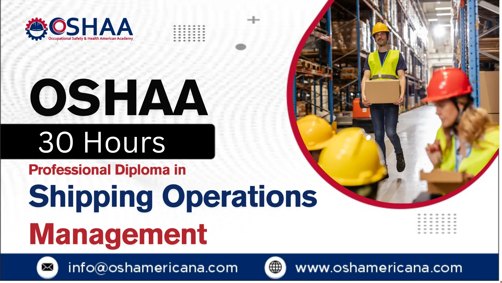 OSHAA 30 Hour Professional Diploma in Shipping Operations and Management