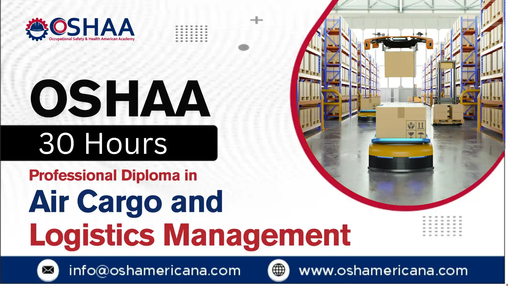 OSHAA 30-Hours Professional Diploma in Air Cargo and Logistics Management
