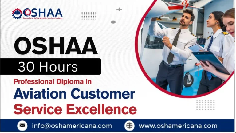 OSHAA 30-Hours Professional Diploma in Aviation Customer Service Excellence