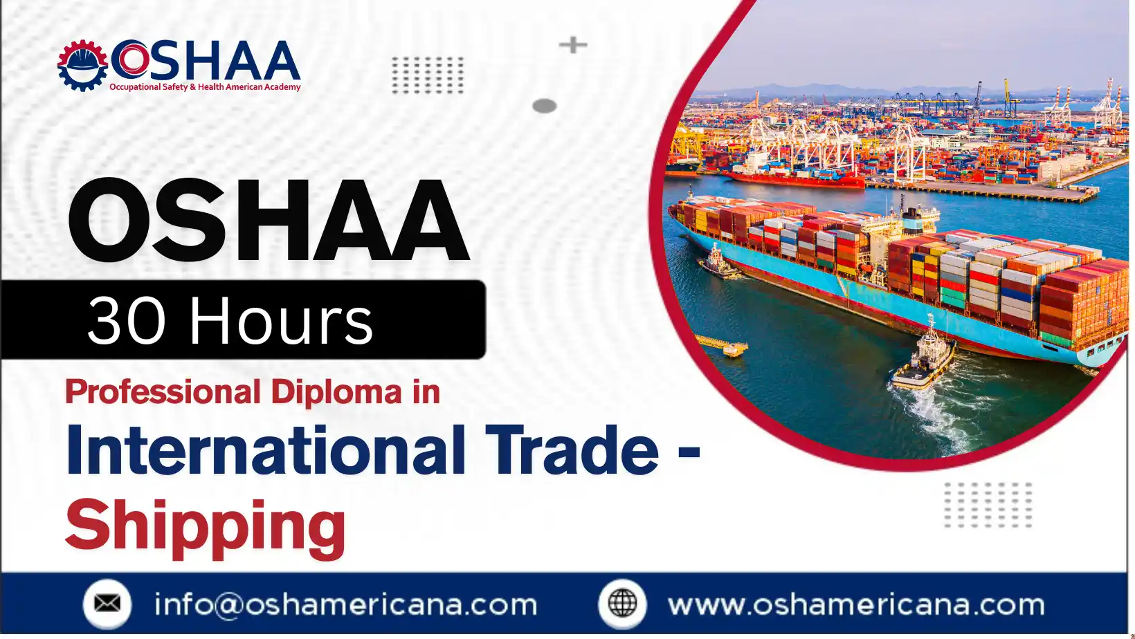 OSHAA 30-Hours Professional Diploma in International Trade - Shipping
