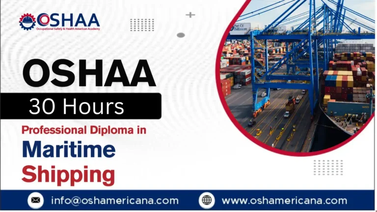 OSHAA 30-Hours Professional Diploma in Maritime Shipping