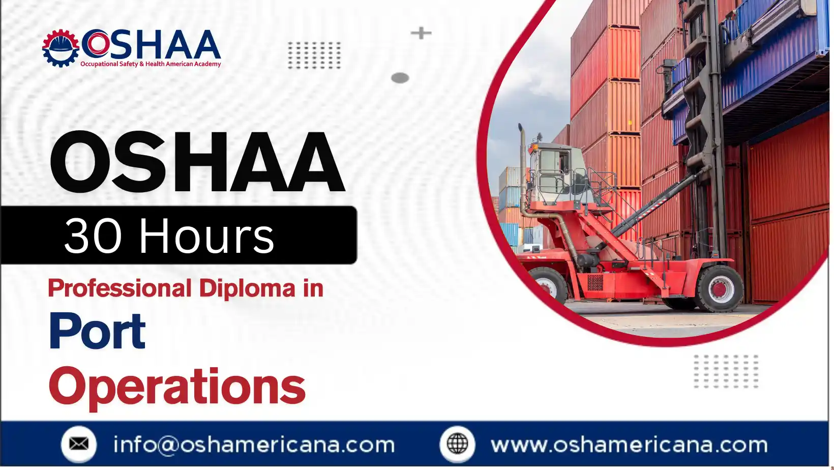 OSHAA 30-Hours Professional Diploma in Port Operations