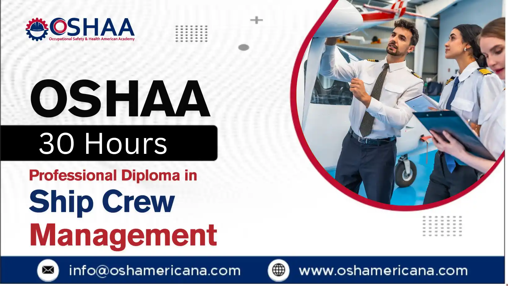 OSHAA 30-Hours Professional Diploma in Ship Crew Management